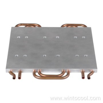 Copper Tubes Heat Sink Liquid Cold Plate